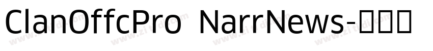 ClanOffcPro NarrNews字体转换